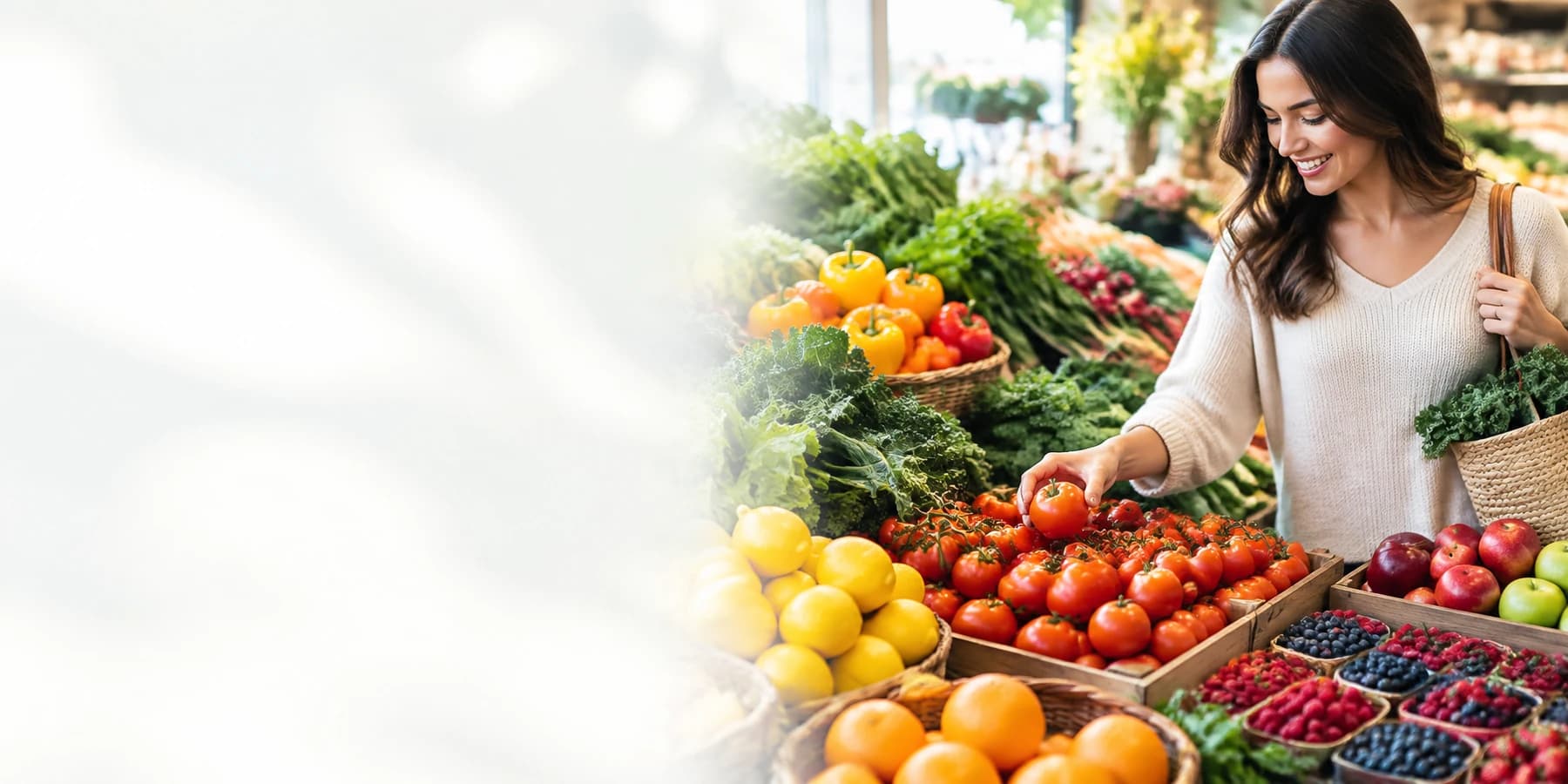 Fresh produce display